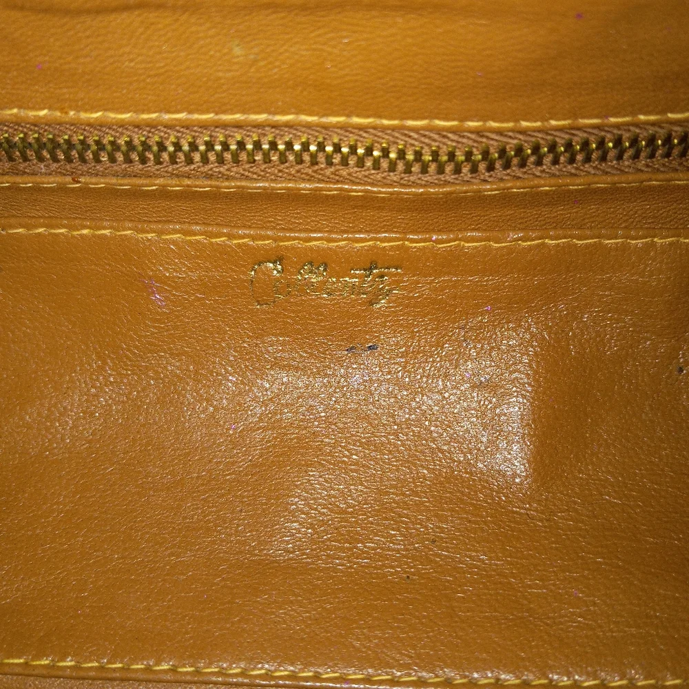 Coblentz Leather, Vintage 1960’s Purse, Made in Italy So cute & leather painted